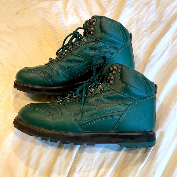 Etonic Shoes Vintage Etonic Dark Green Hiking Boot Mens 95 Poshmark
